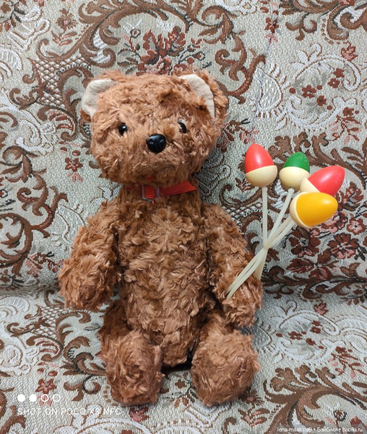 Мишка гармонист — Игрушки СССР и советского детства: резиновые (фото 7)