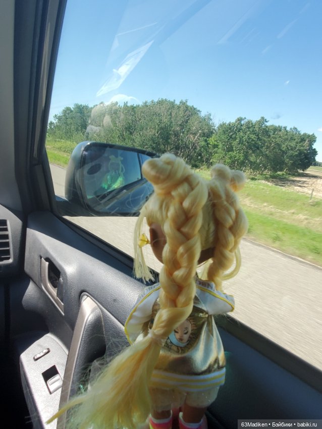 Как Саша за козами ездила