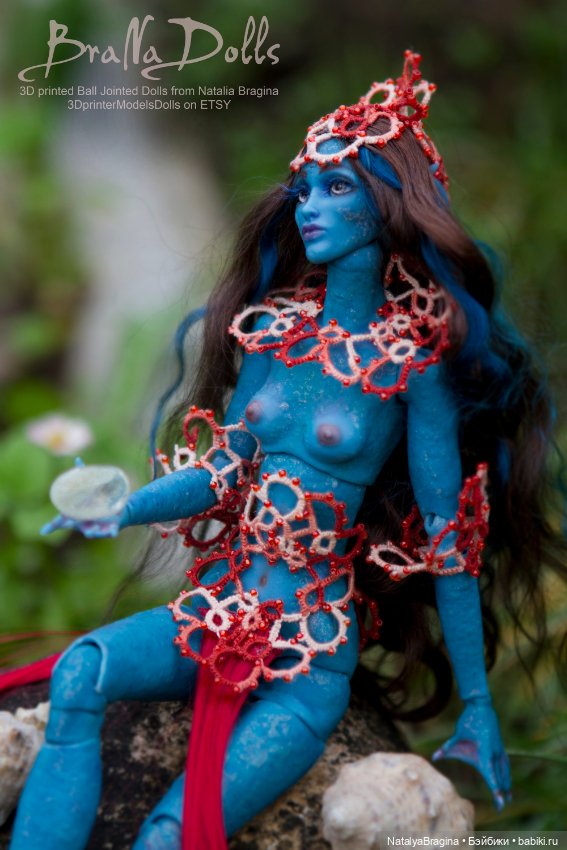 Ундина — Авторские шарнирные куклы своими руками: лепка