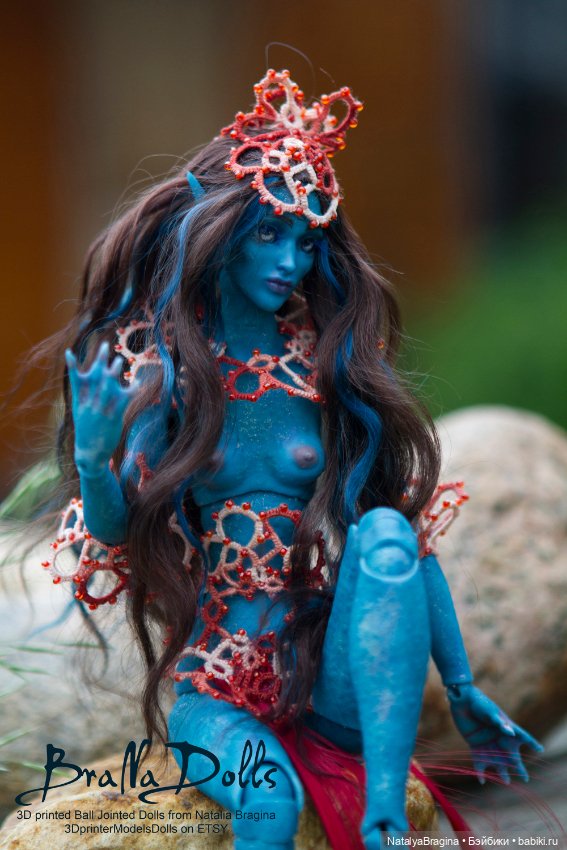 Ундина — Авторские шарнирные куклы своими руками: лепка (фото 3)