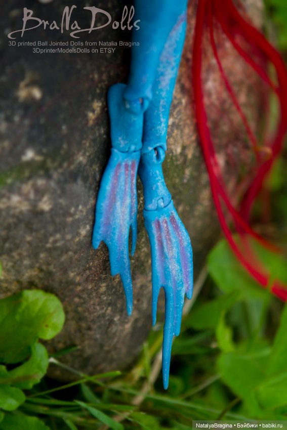 Ундина — Авторские шарнирные куклы своими руками: лепка (фото 10)