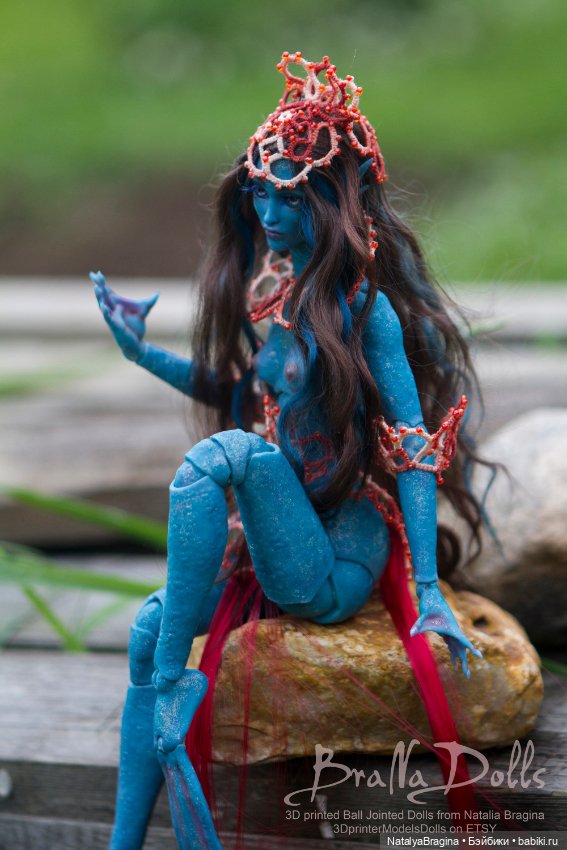 Ундина — Авторские шарнирные куклы своими руками: лепка (фото 4)