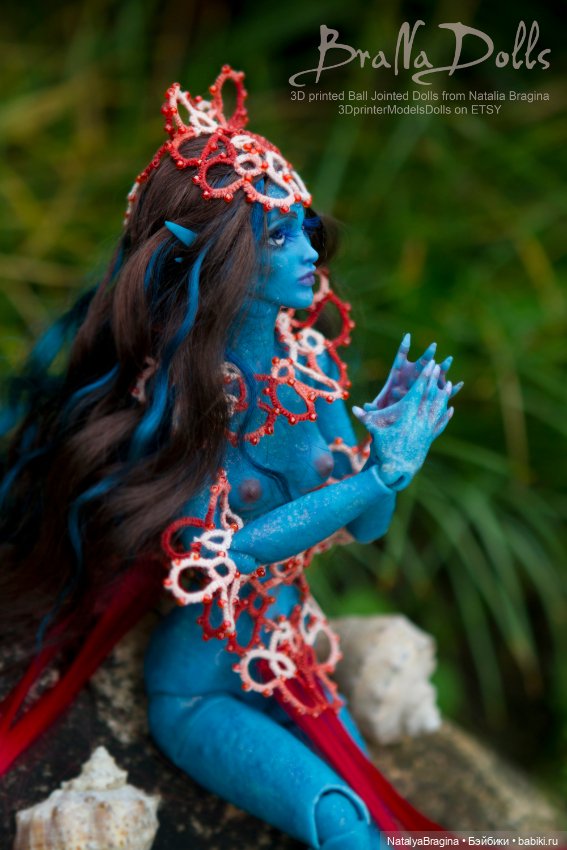 Ундина — Авторские шарнирные куклы своими руками: лепка