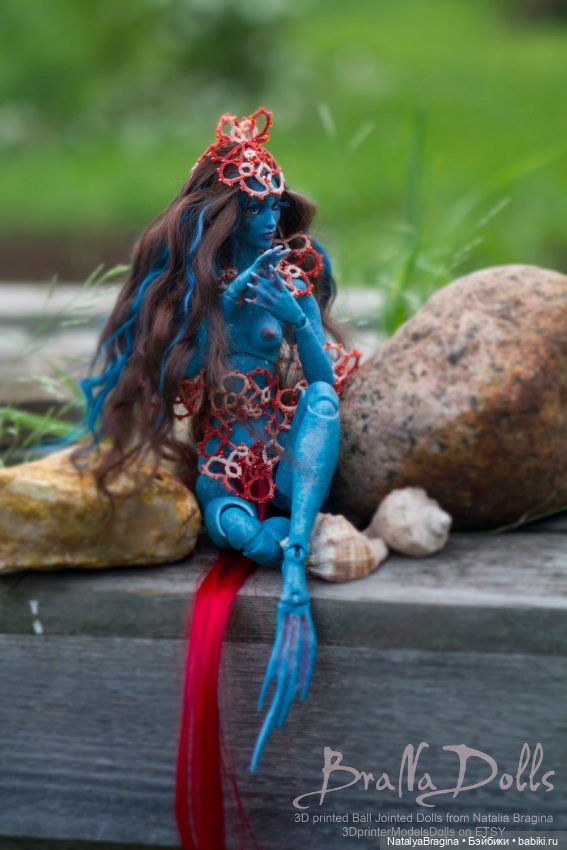 Ундина — Авторские шарнирные куклы своими руками: лепка