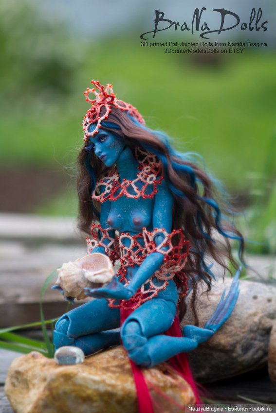 Ундина — Авторские шарнирные куклы своими руками: лепка (фото 6)
