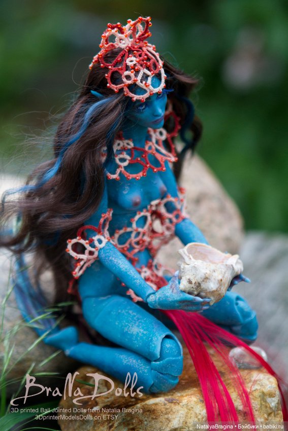 Ундина — Авторские шарнирные куклы своими руками: лепка (фото 7)