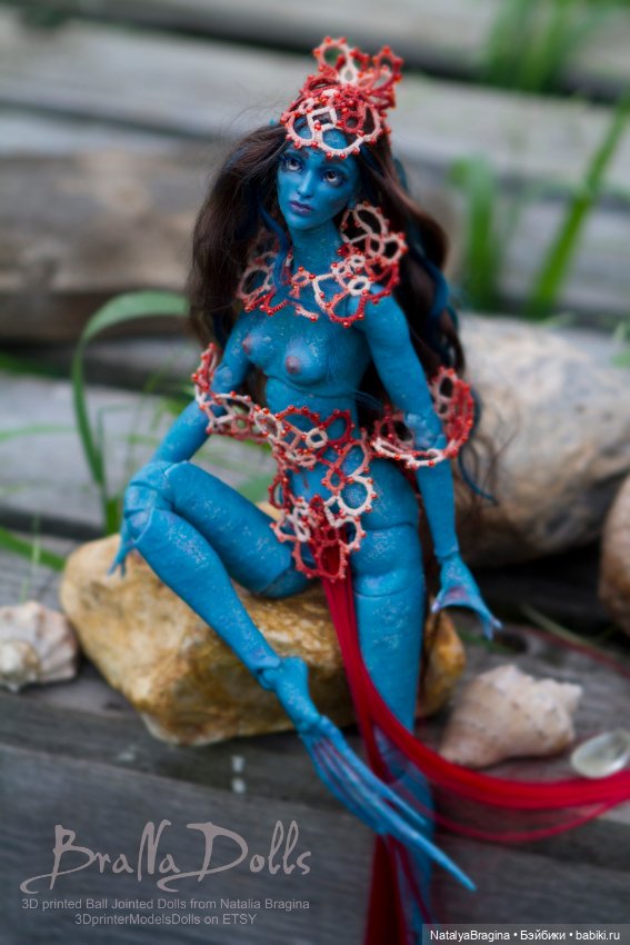Ундина — Авторские шарнирные куклы своими руками: лепка