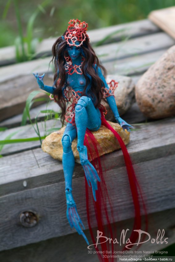 Ундина — Авторские шарнирные куклы своими руками: лепка