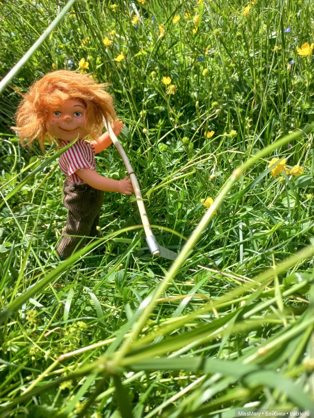 Деревенские мотивы. На покосе