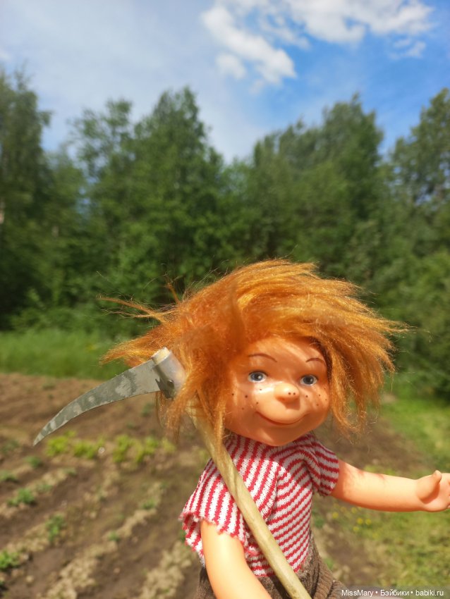 Деревенские мотивы. На покосе