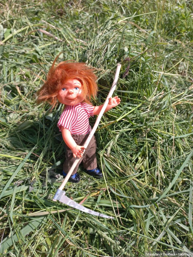 Деревенские мотивы. На покосе