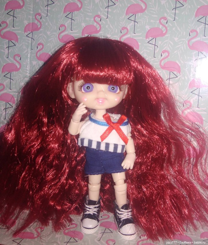 У моих малышей есть младшая сестрёнка - девочка с фиалковыми глазами и сердечками на щечках (фото 8)