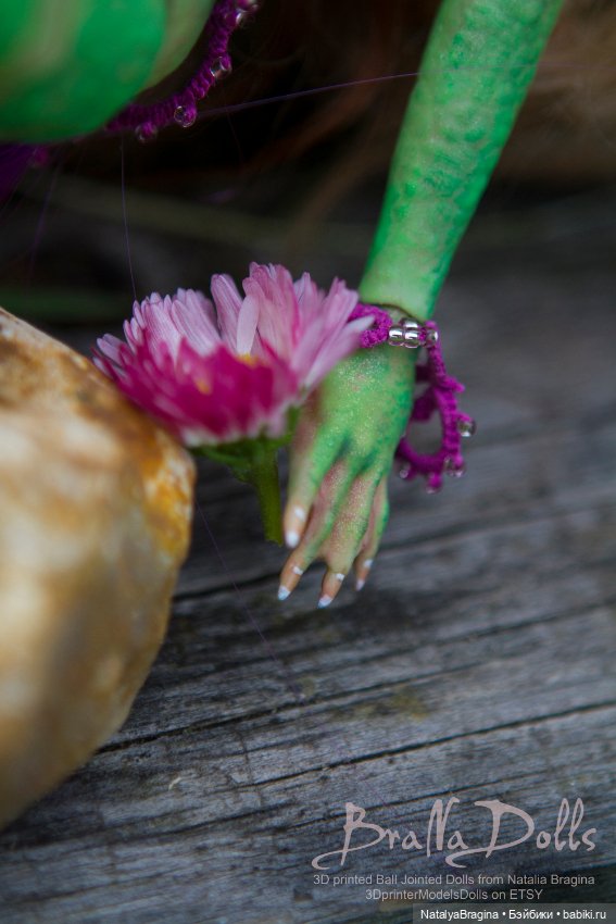Ариэль — Авторские шарнирные куклы своими руками: лепка (фото 7)