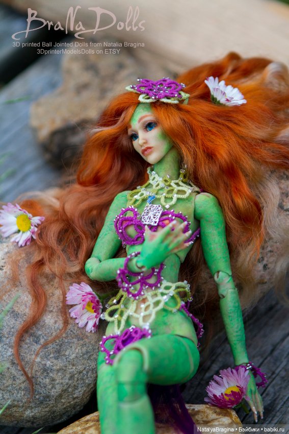 Ариэль — Авторские шарнирные куклы своими руками: лепка (фото 6)