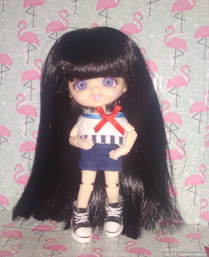 У моих малышей есть младшая сестрёнка - девочка с фиалковыми глазами и сердечками на щечках (фото 3)