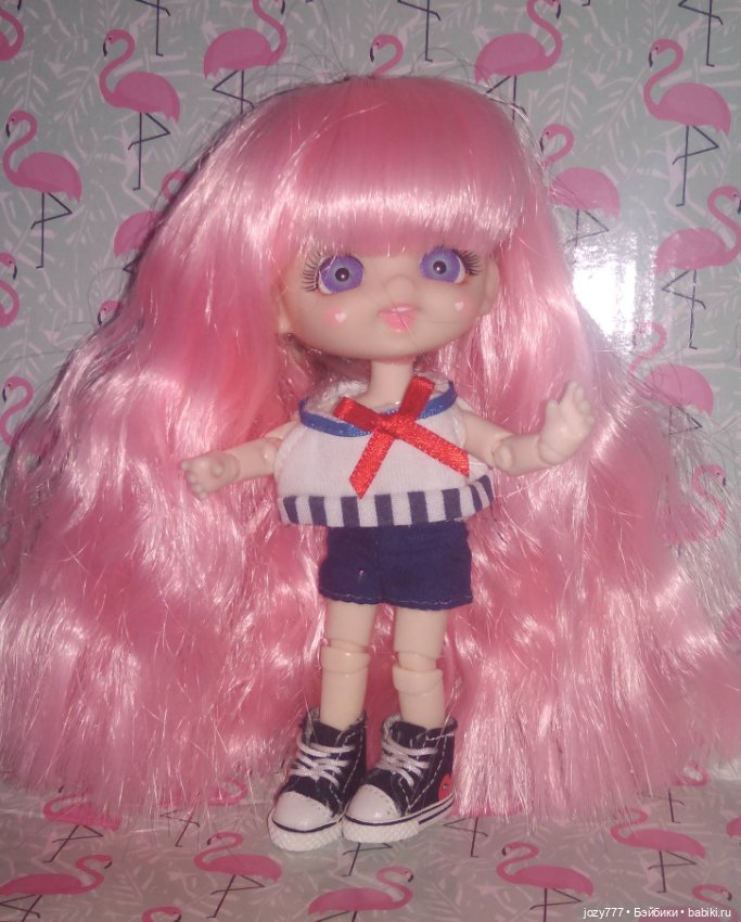 У моих малышей есть младшая сестрёнка - девочка с фиалковыми глазами и сердечками на щечках (фото 7)