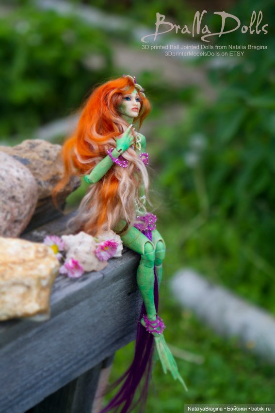 Ариэль — Авторские шарнирные куклы своими руками: лепка