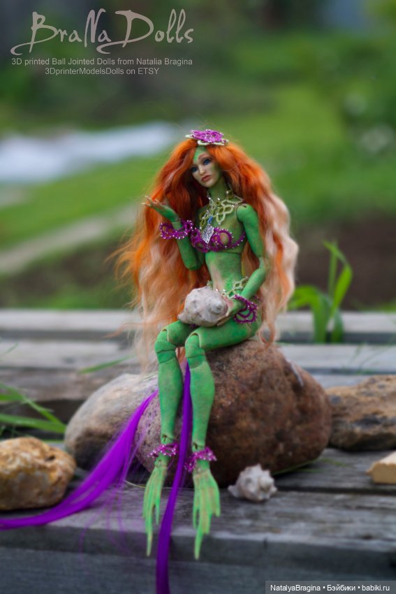 Ариэль — Авторские шарнирные куклы своими руками: лепка (фото 2)