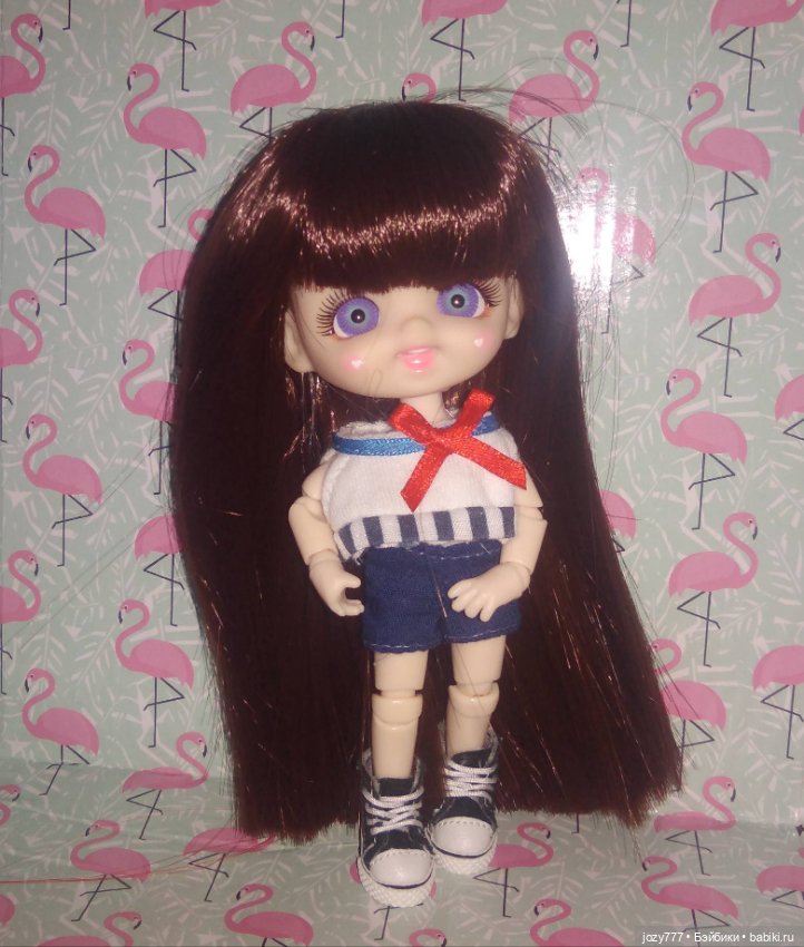 У моих малышей есть младшая сестрёнка - девочка с фиалковыми глазами и сердечками на щечках (фото 9)