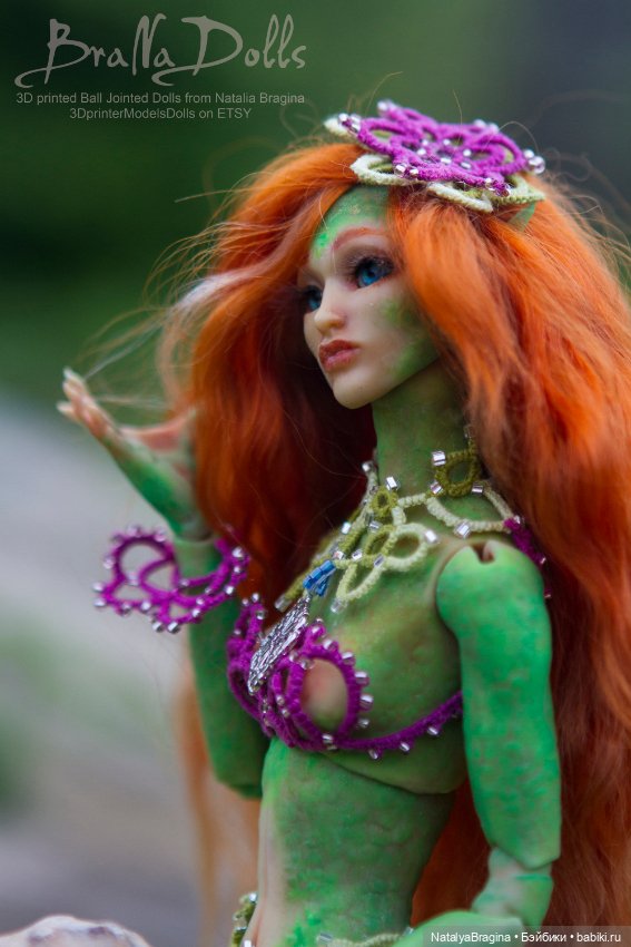 Ариэль — Авторские шарнирные куклы своими руками: лепка (фото 5)