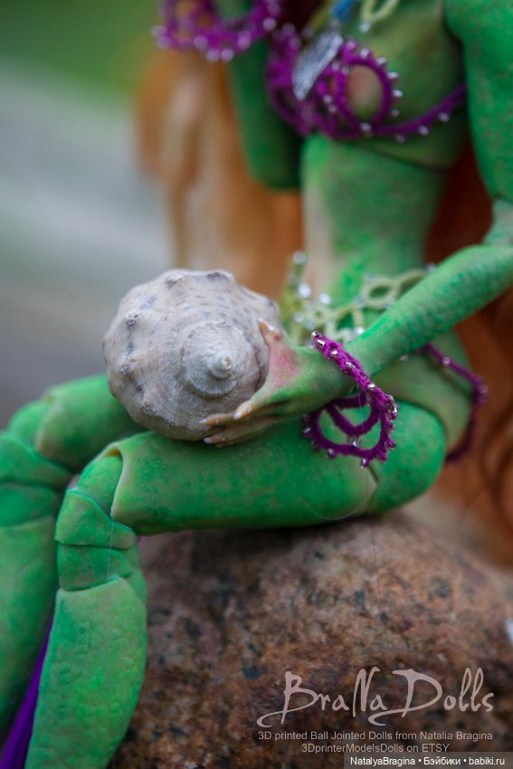 Ариэль — Авторские шарнирные куклы своими руками: лепка (фото 4)