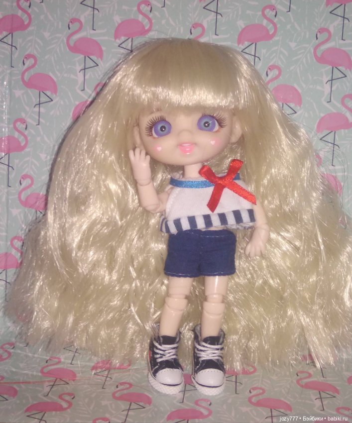 У моих малышей есть младшая сестрёнка - девочка с фиалковыми глазами и сердечками на щечках (фото 4)