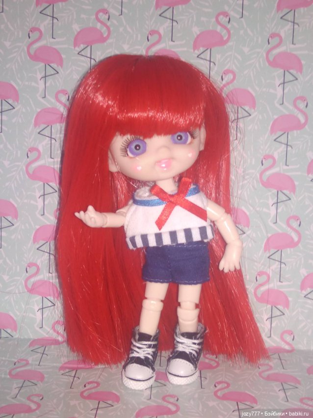 У моих малышей есть младшая сестрёнка - девочка с фиалковыми глазами и сердечками на щечках (фото 2)