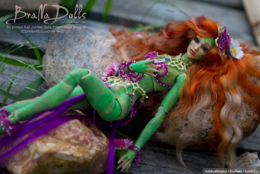 Ариэль — Авторские шарнирные куклы своими руками: лепка