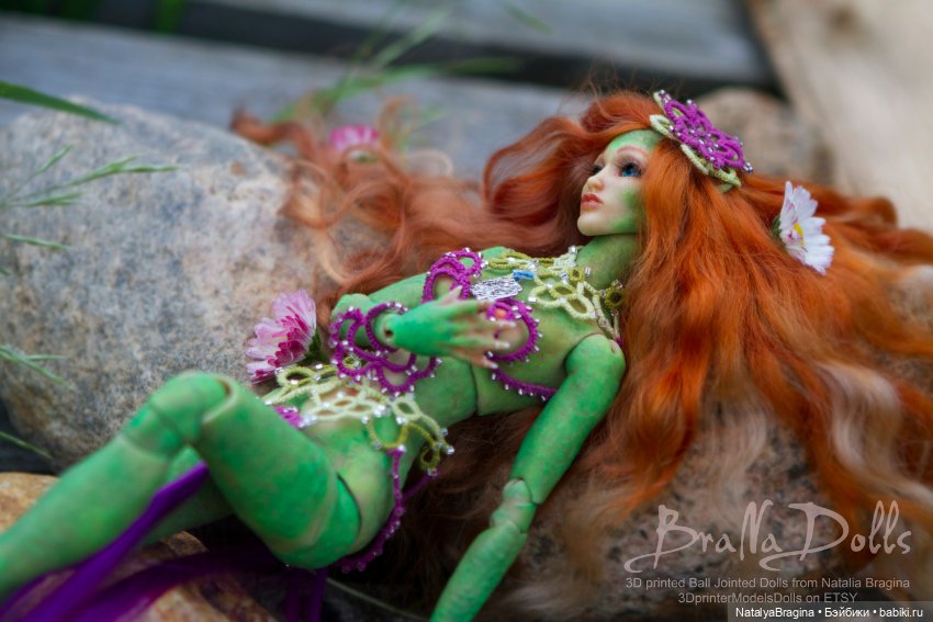 Ариэль — Авторские шарнирные куклы своими руками: лепка (фото 10)