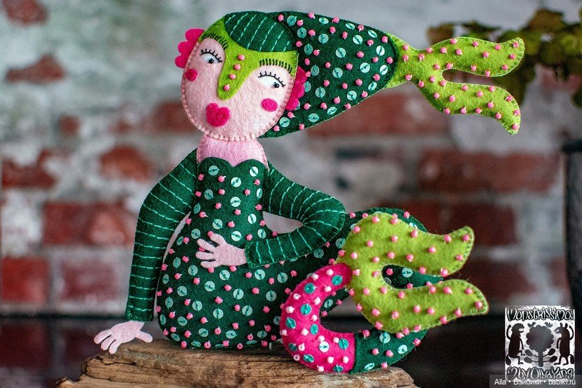 Авторские игрушки из фетра Ольги Янгировой (фото 6)