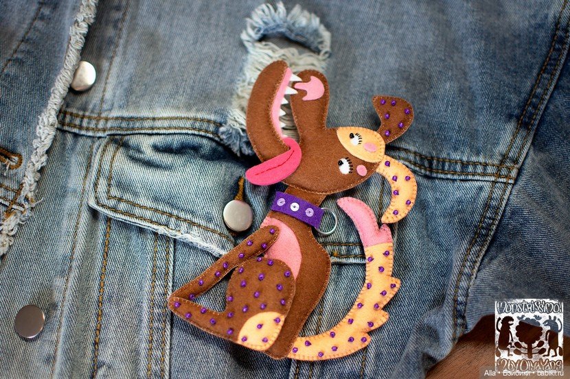 Авторские игрушки из фетра Ольги Янгировой