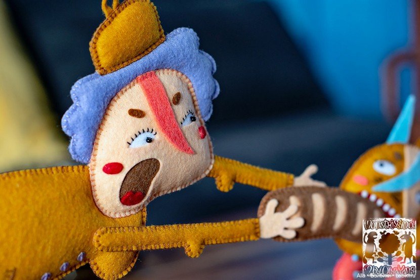 Авторские игрушки из фетра Ольги Янгировой