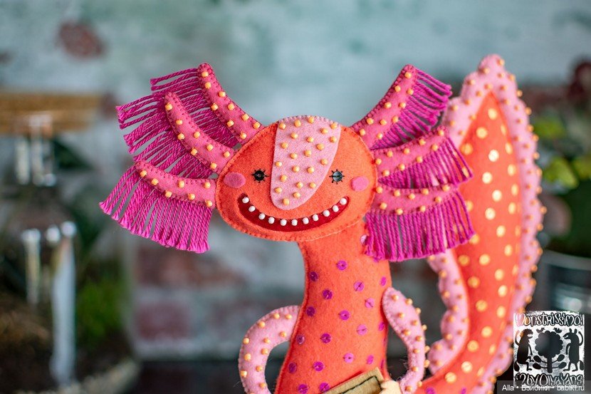 Авторские игрушки из фетра Ольги Янгировой