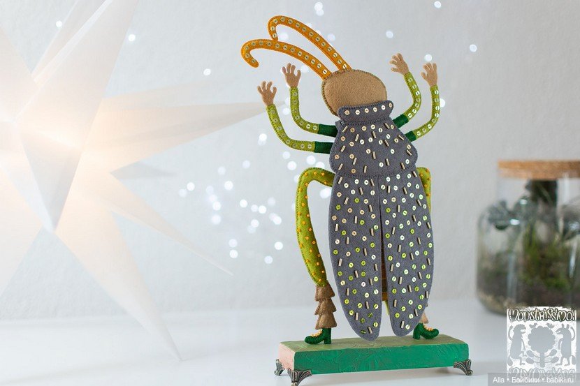 Авторские игрушки из фетра Ольги Янгировой