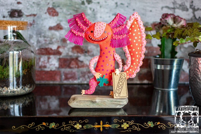 Авторские игрушки из фетра Ольги Янгировой (фото 2)