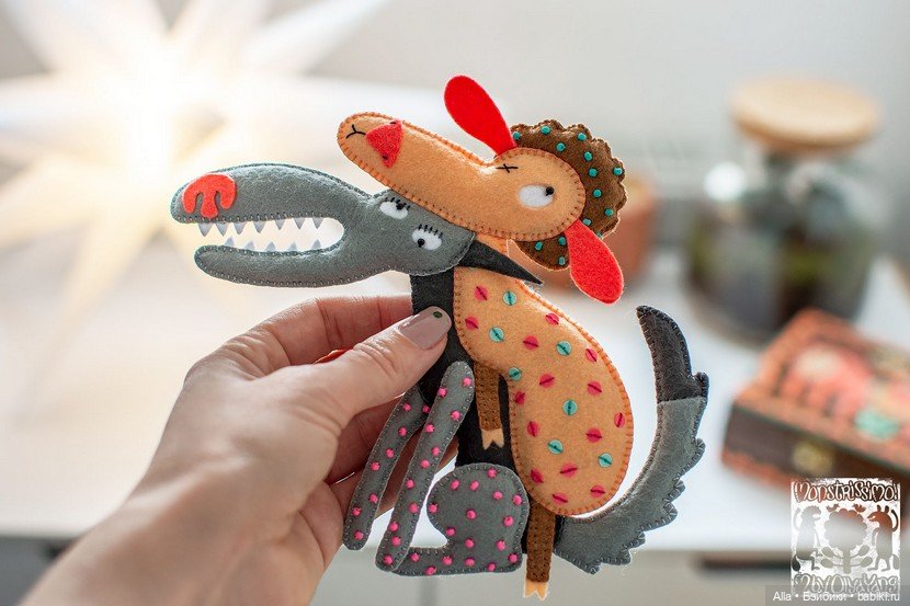 Авторские игрушки из фетра Ольги Янгировой