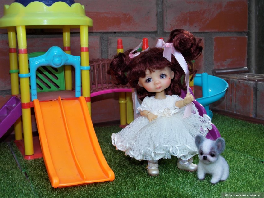 Маленький ушастый щенок — Куклы Nikki Britt (Никки Бритт): авторские BJD (БЖД) (фото 2)