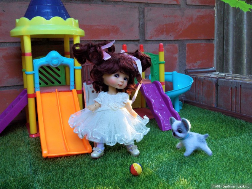 Маленький ушастый щенок — Куклы Nikki Britt (Никки Бритт): авторские BJD (БЖД)