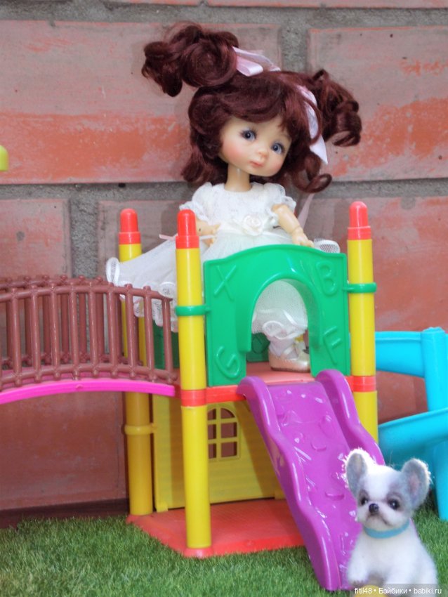 Маленький ушастый щенок — Куклы Nikki Britt (Никки Бритт): авторские BJD (БЖД)