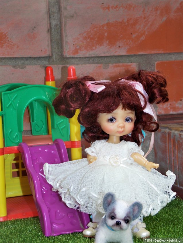 Маленький ушастый щенок — Куклы Nikki Britt (Никки Бритт): авторские BJD (БЖД)