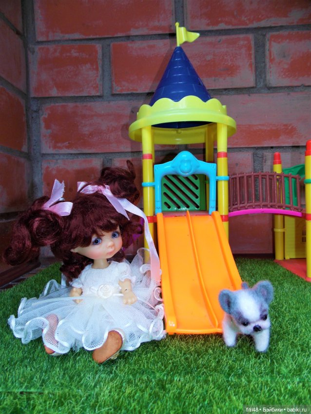Маленький ушастый щенок — Куклы Nikki Britt (Никки Бритт): авторские BJD (БЖД) (фото 7)