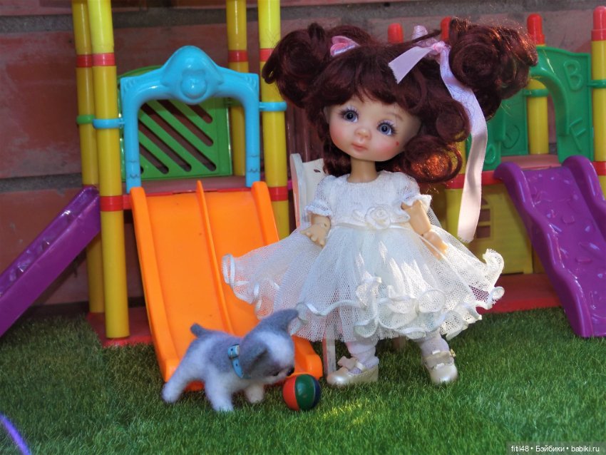 Маленький ушастый щенок — Куклы Nikki Britt (Никки Бритт): авторские BJD (БЖД)