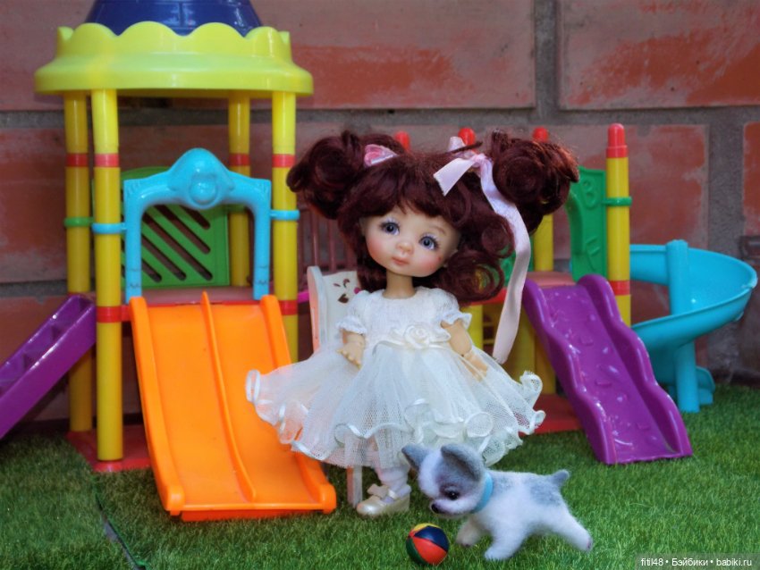 Маленький ушастый щенок — Куклы Nikki Britt (Никки Бритт): авторские BJD (БЖД)