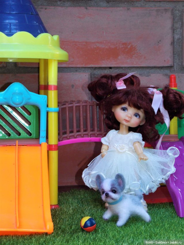 Маленький ушастый щенок — Куклы Nikki Britt (Никки Бритт): авторские BJD (БЖД)