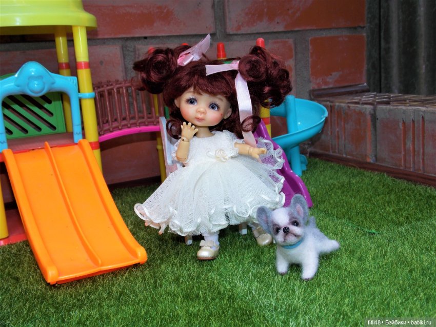 Маленький ушастый щенок — Куклы Nikki Britt (Никки Бритт): авторские BJD (БЖД) (фото 6)