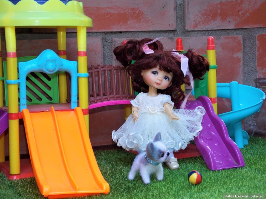 Маленький ушастый щенок — Куклы Nikki Britt (Никки Бритт): авторские BJD (БЖД)