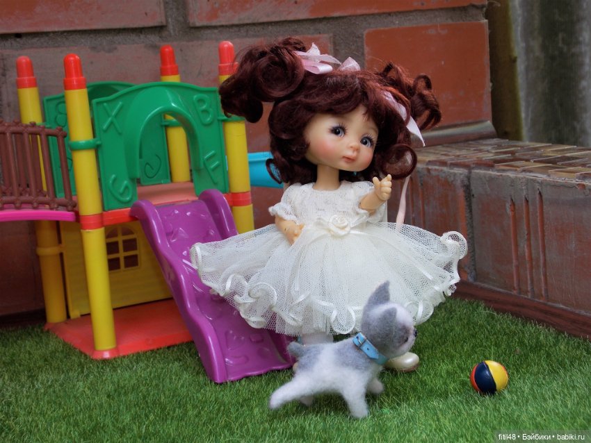 Маленький ушастый щенок — Куклы Nikki Britt (Никки Бритт): авторские BJD (БЖД)