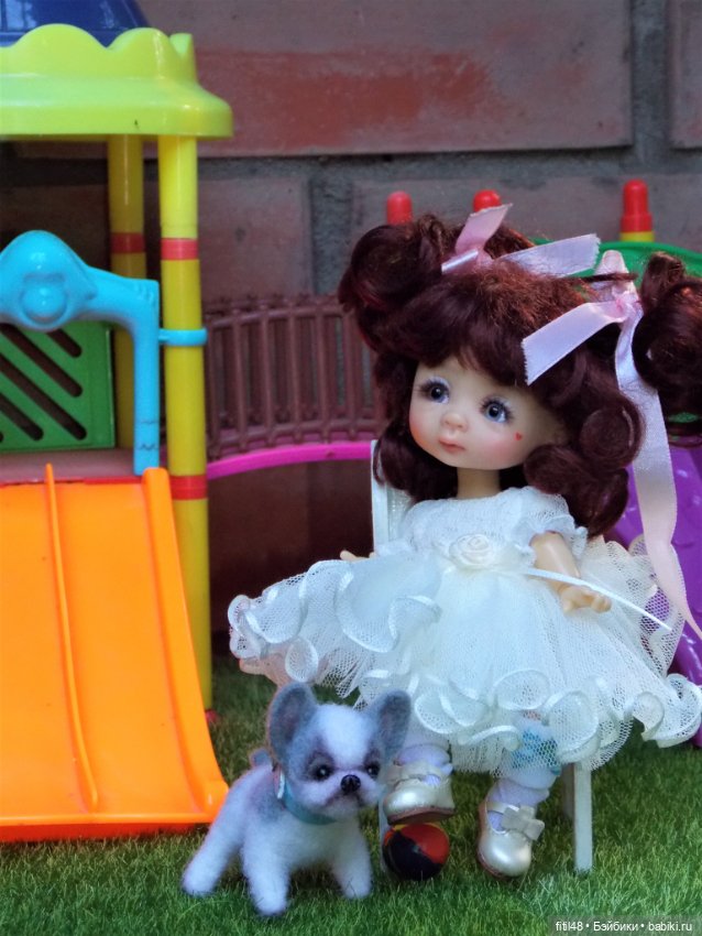 Маленький ушастый щенок — Куклы Nikki Britt (Никки Бритт): авторские BJD (БЖД)
