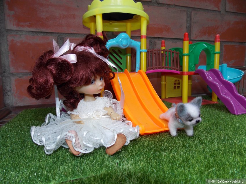Маленький ушастый щенок — Куклы Nikki Britt (Никки Бритт): авторские BJD (БЖД) (фото 8)