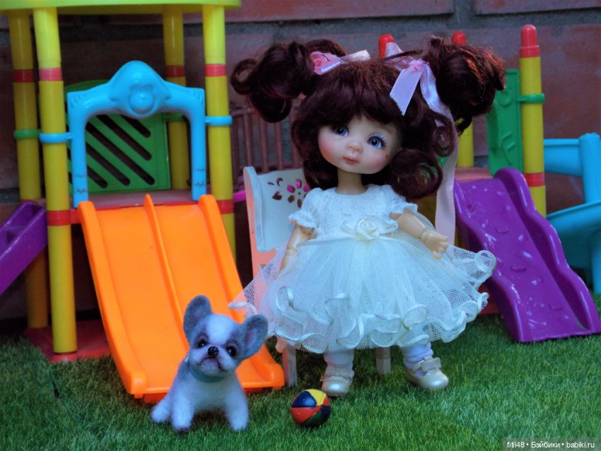Маленький ушастый щенок — Куклы Nikki Britt (Никки Бритт): авторские BJD (БЖД)